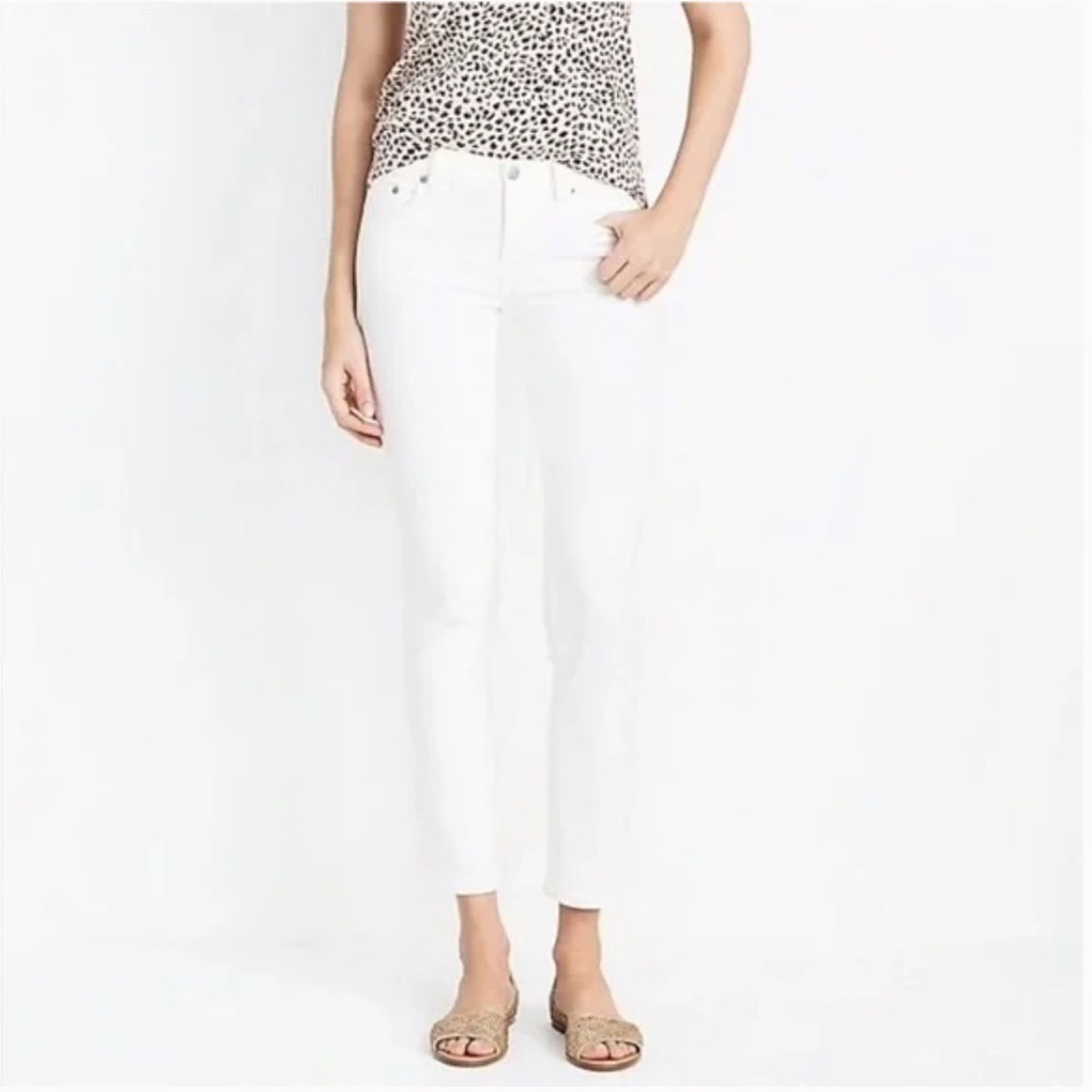J. Crew Factory Off-White Skinny Jeans size 30